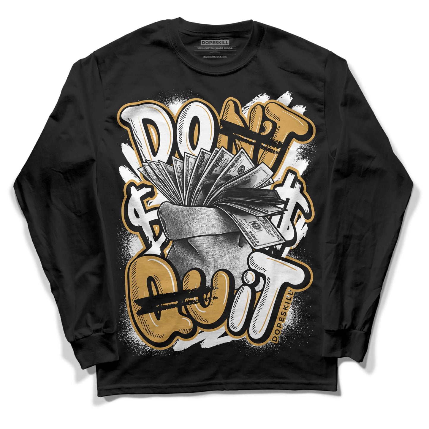 Gratitude 11s DopeSkill Long Sleeve T-Shirt Don't Quit Graphic