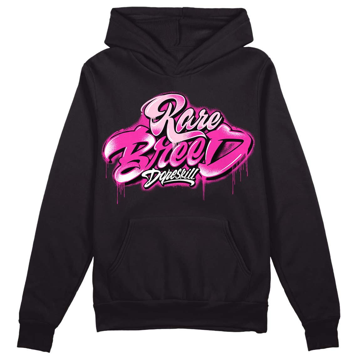 Pink Collection DopeSkill Hoodie Sweatshirt Rare Breed Type Graphic