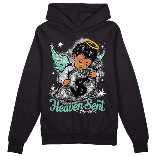 Green Glow 3s DopeSkill Hoodie Sweatshirt Heaven Sent Graphic