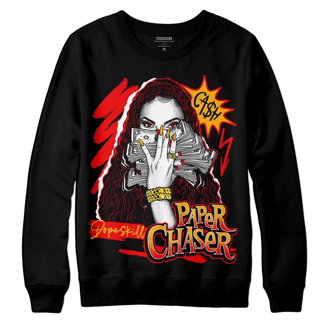 Red Collection DopeSkill Sweatshirt NPC Graphic