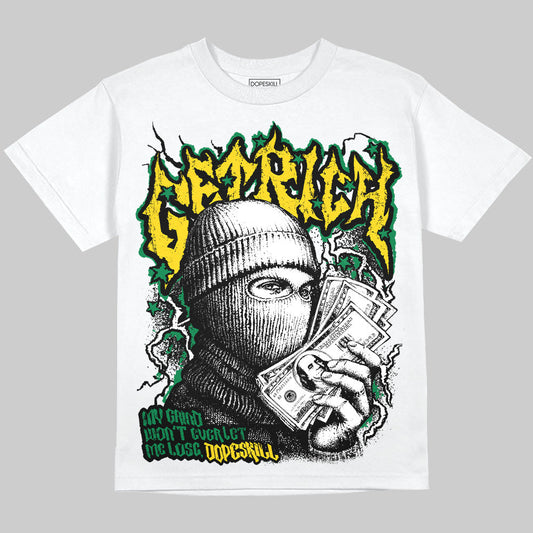 Green Collection DopeSkill Oversize Print T-Shirt Wealthy Graphic