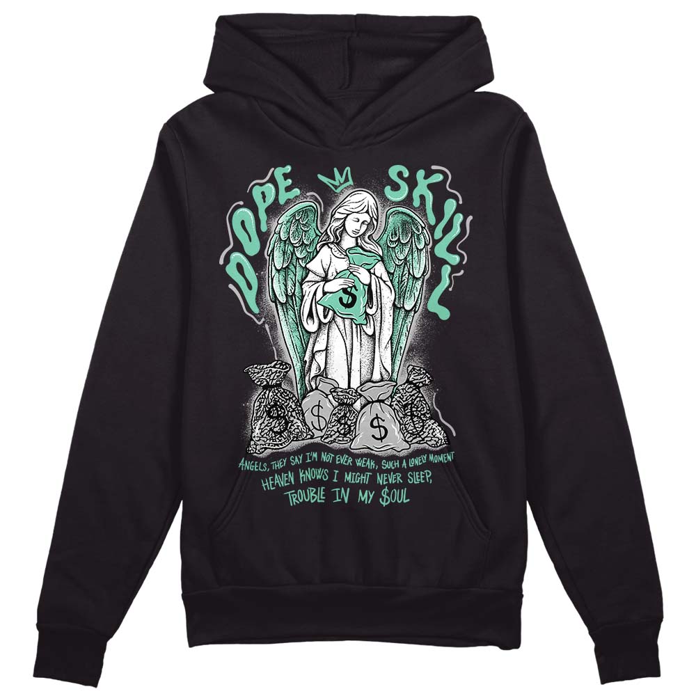 Green Glow 3s DopeSkill Hoodie Sweatshirt Angels Graphic