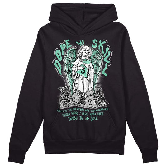 Green Glow 3s DopeSkill Hoodie Sweatshirt Angels Graphic
