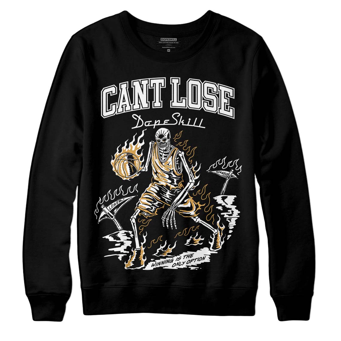 Gratitude 11s DopeSkill Sweatshirt Cant Lose Graphic