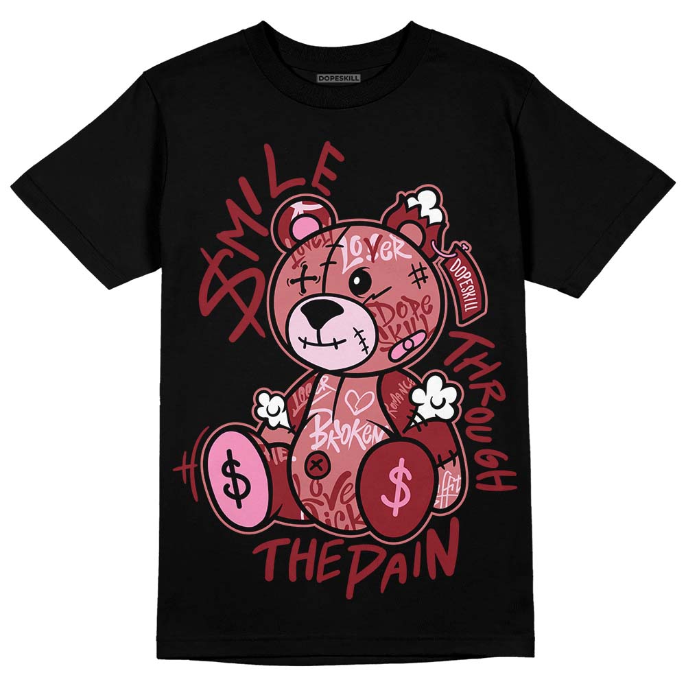 Valentine's Day Collection DopeSkill T-Shirt Smile Through The Pain Graphic