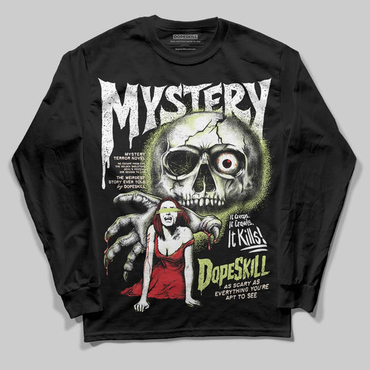 Luminous Green 5s DopeSkill Long Sleeve T-Shirt Mystery Ghostly Grasp Graphic
