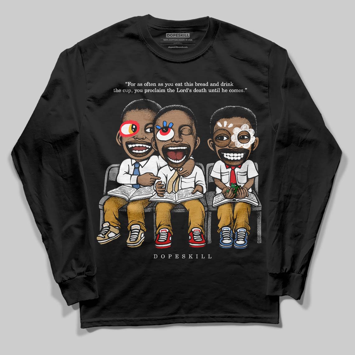 Gratitude 11s DopeSkill Long Sleeve T-Shirt First Sunday Graphic