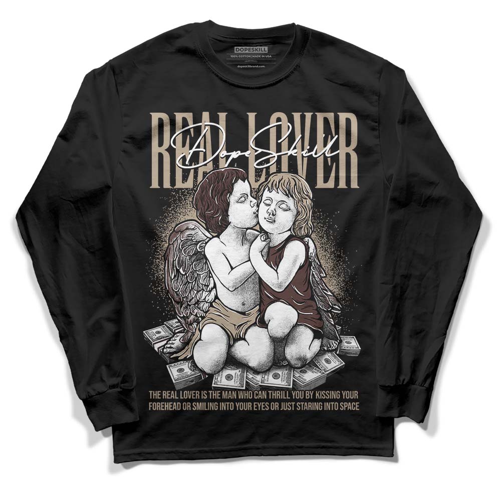 Latte 1s DopeSkill Long Sleeve T-Shirt Real Lover Graphic