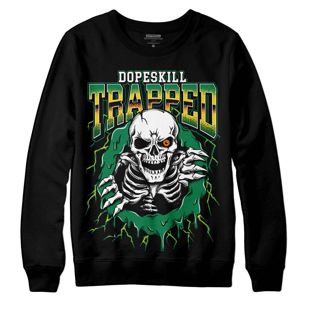 Green Collection DopeSkill Sweatshirt Trapped Halloween Graphic