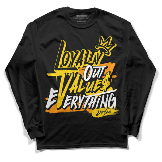 Yellow Ochre 6s DopeSkill Long Sleeve T-Shirt LOVE Graphic