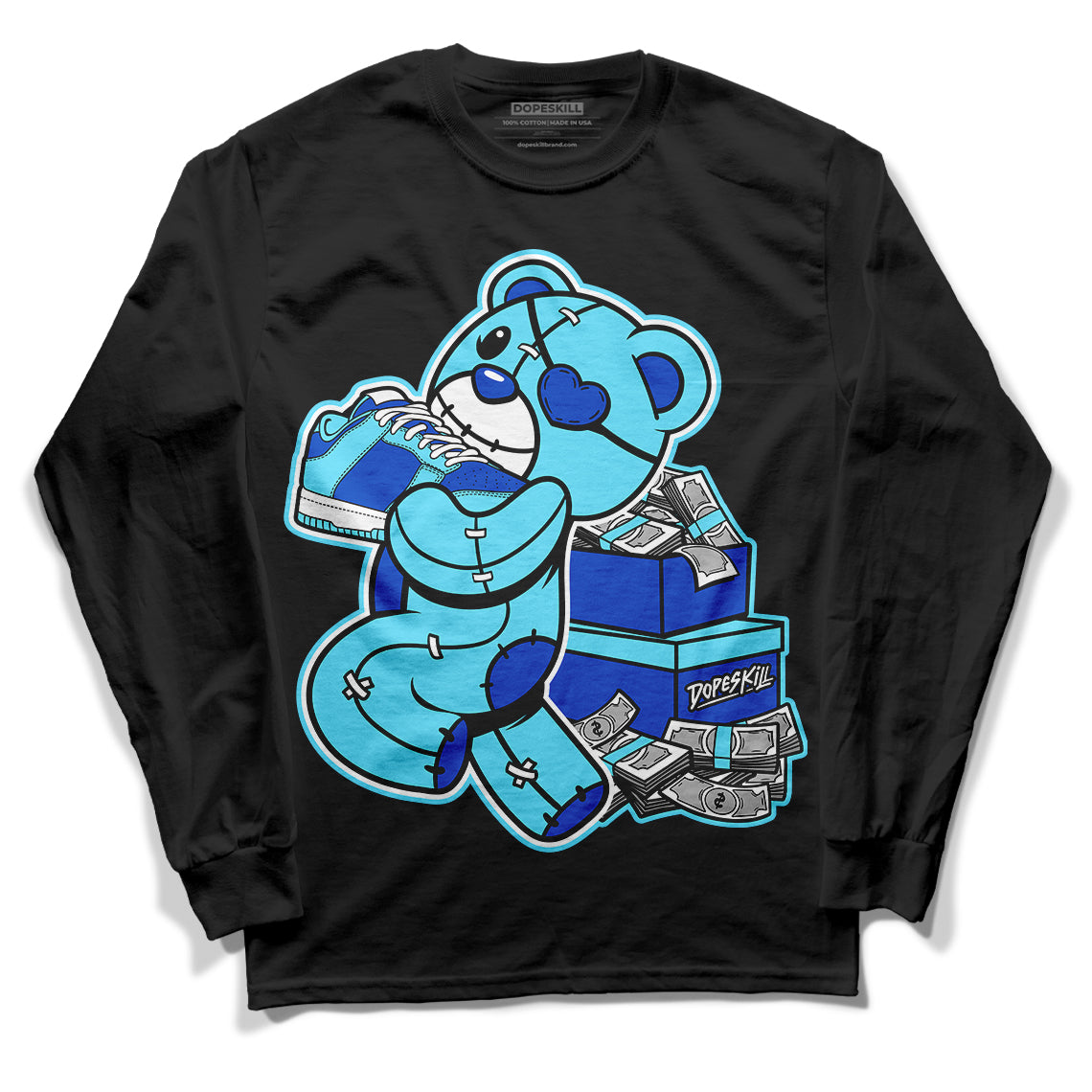 SB Dunk Argon DopeSkill Long Sleeve T-Shirt Bear Steals Sneaker Graphic