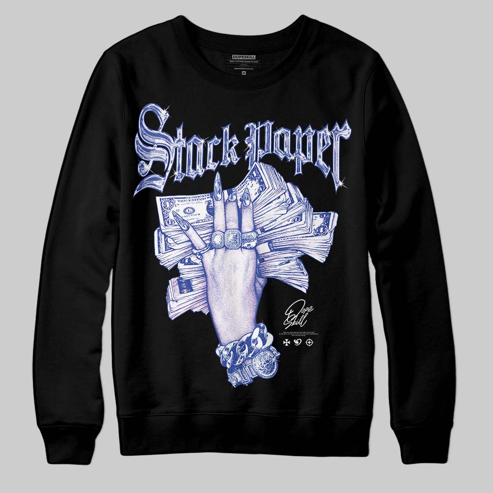 Royal Blue Collection DopeSkill Sweatshirt Stack Paper Graphic