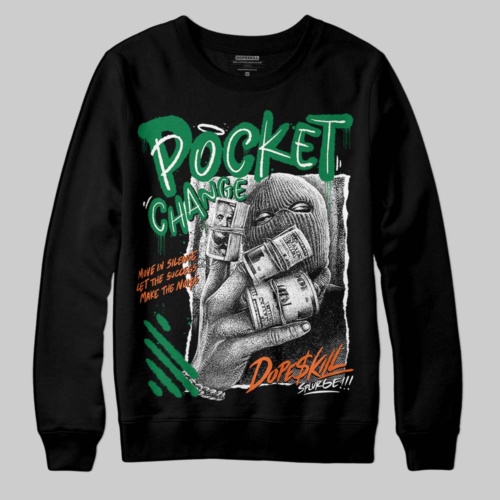 Green Collection DopeSkill Sweatshirt Pocket Change Graphic