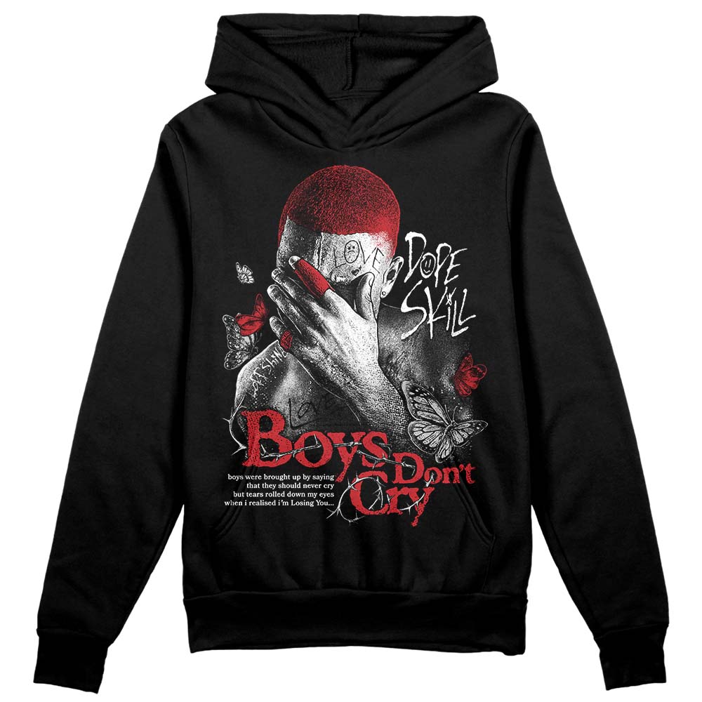 Red Taxi 12s DopeSkill Hoodie Sweatshirt Boys Don't Cry Graphic
