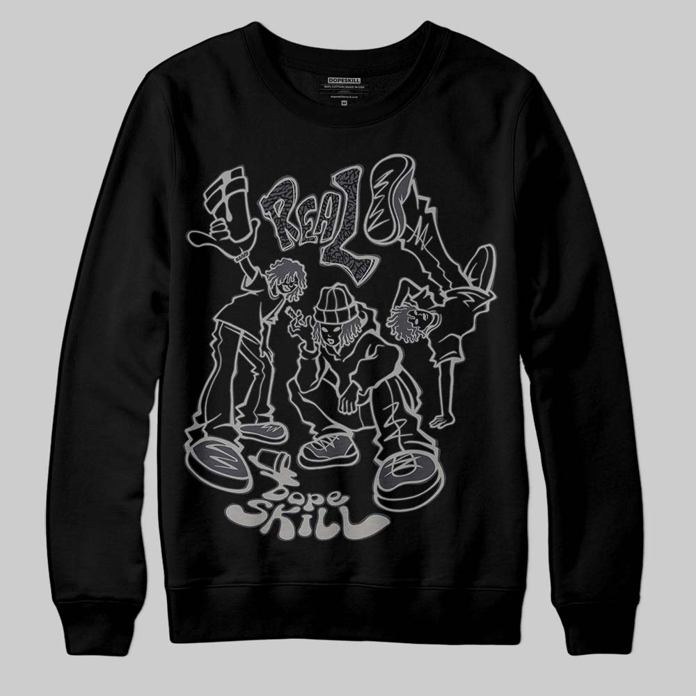Black Cat 3s DopeSkill Sweatshirt Real Y2K Players Graphic