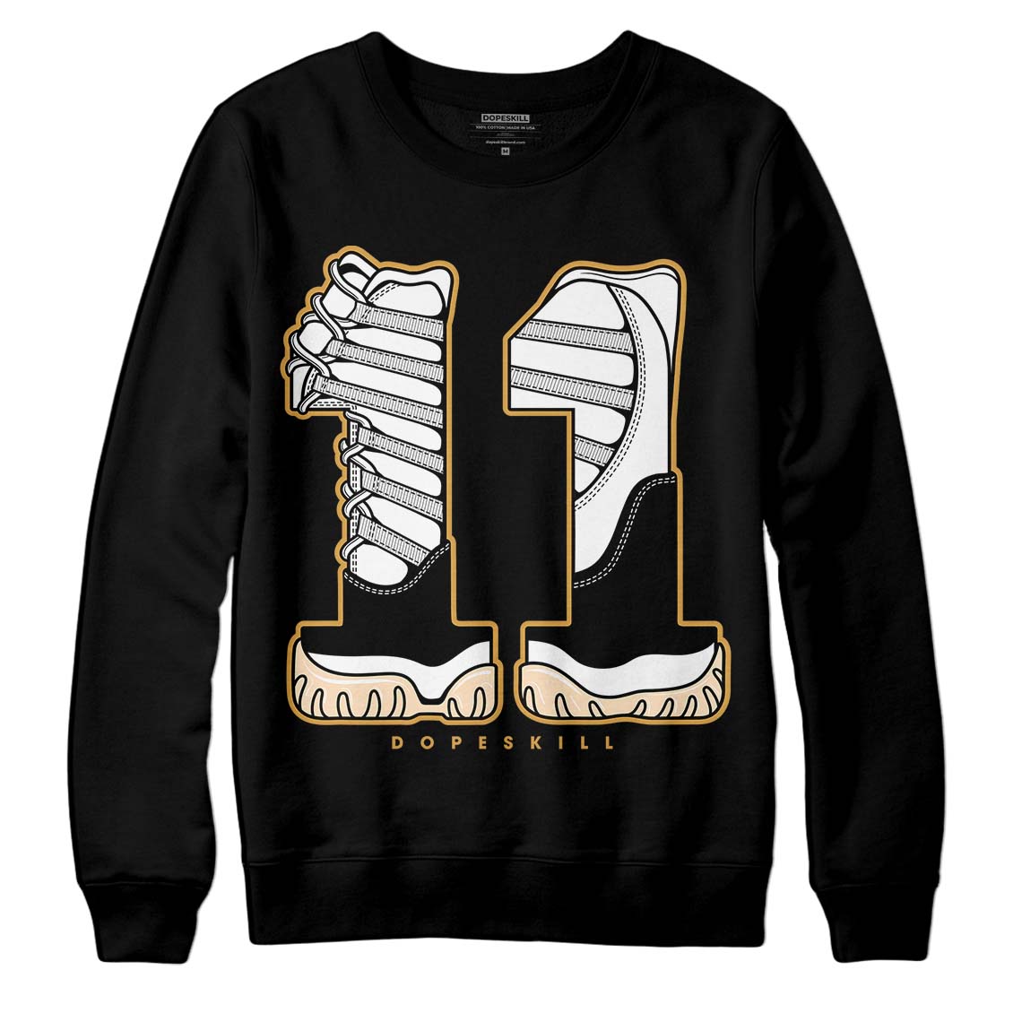 Gratitude 11s DopeSkill Sweatshirt No.11 Graphic