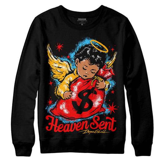 Red Collection DopeSkill Sweatshirt Heaven Sent Graphic