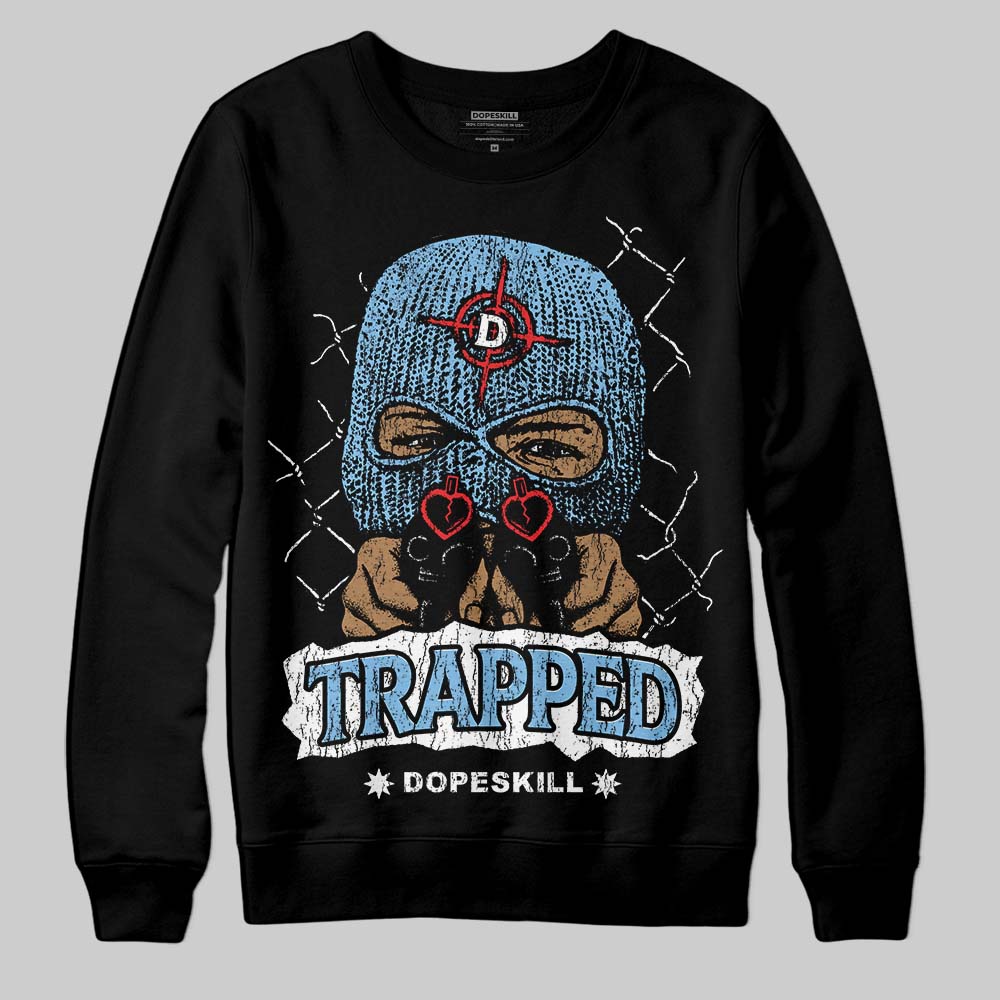 University Blue Collection DopeSkill Sweatshirt New Trapped Graphic