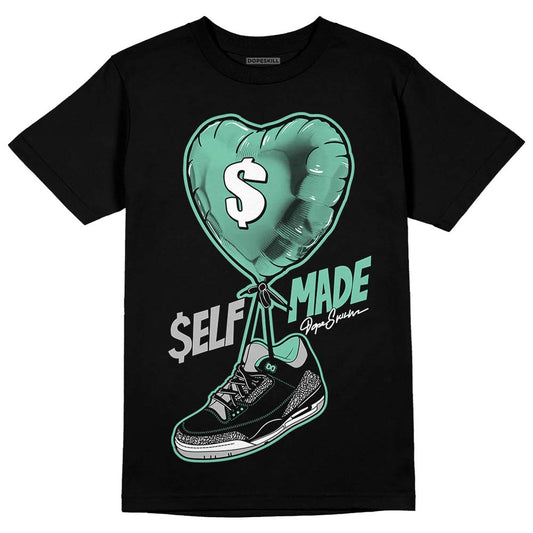 Green Glow 3s DopeSkill T-Shirt Self Made Graphic