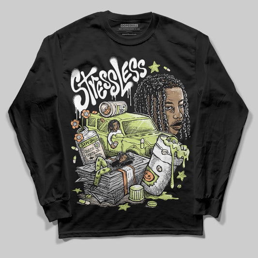 Luminous Green 5s DopeSkill Long Sleeve T-Shirt Stressless Graphic