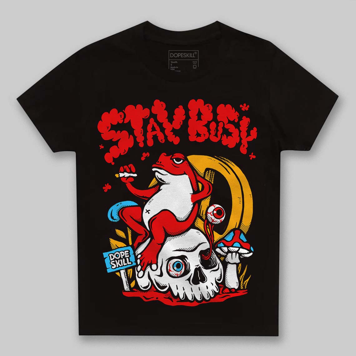 Red Collection DopeSkill Toddler Kids T-shirt Stay Busy Graphic