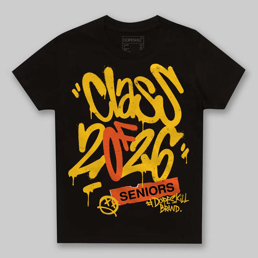Yellow Collection DopeSkill Toddler Kids T-shirt Class of 2026 Graphic