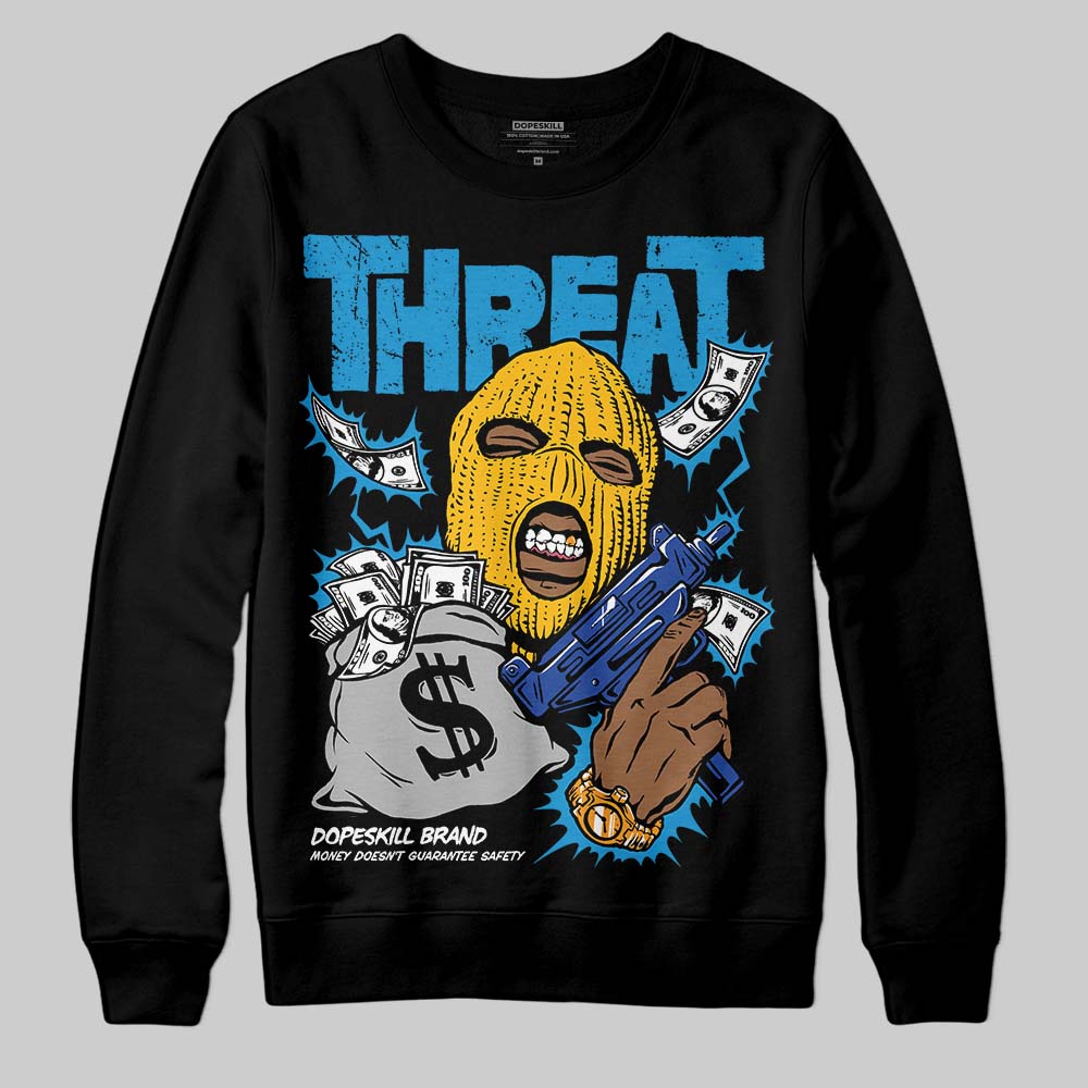 Royal Blue Collection DopeSkill Sweatshirt Under Threat Graphic