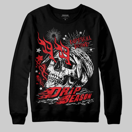 Red Collection DopeSkill Sweatshirt Drip Season Graphic