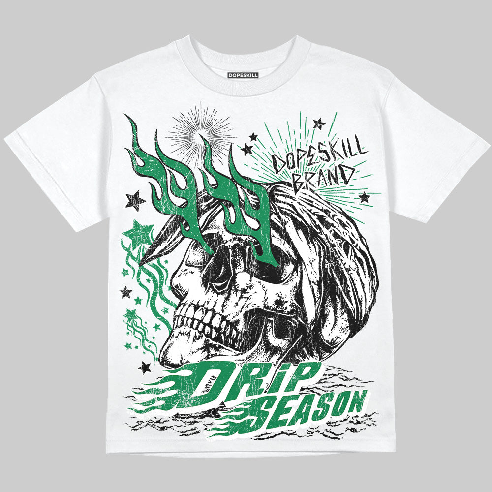 Green Collection DopeSkill Oversize Print T-Shirt Drip Season Graphic