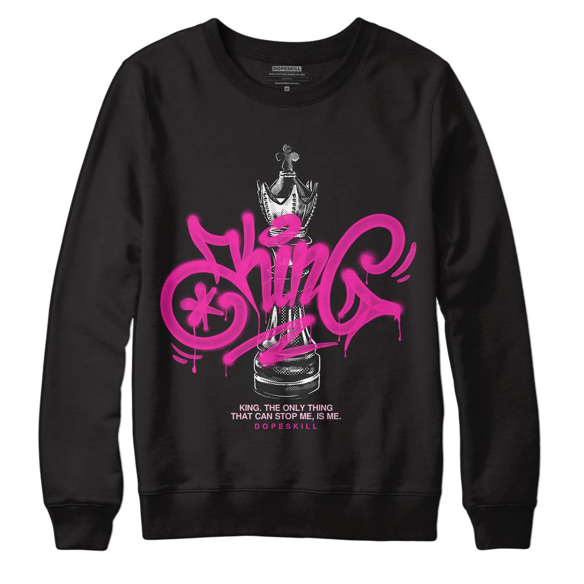 Triple Pink Dunk Low DopeSkill Sweatshirt King Chess Graphic