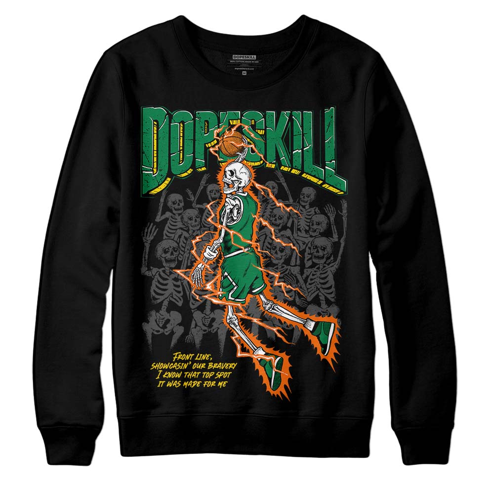 Green Collection DopeSkill Sweatshirt Thunder Dunk Graphic