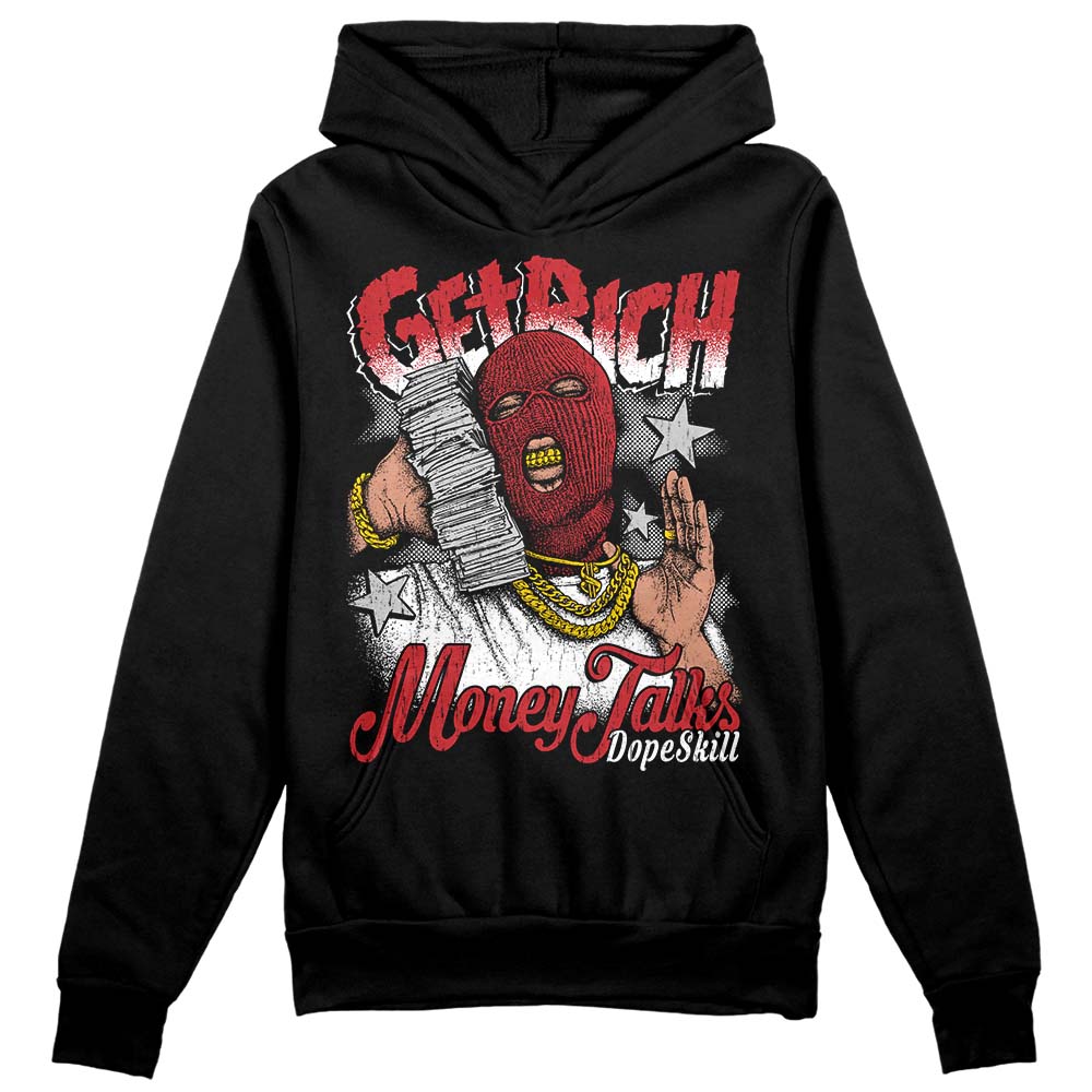 Red Taxi 12s DopeSkill Hoodie Sweatshirt Get Rich Graphic