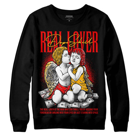 Red Collection DopeSkill Sweatshirt Real Lover Graphic