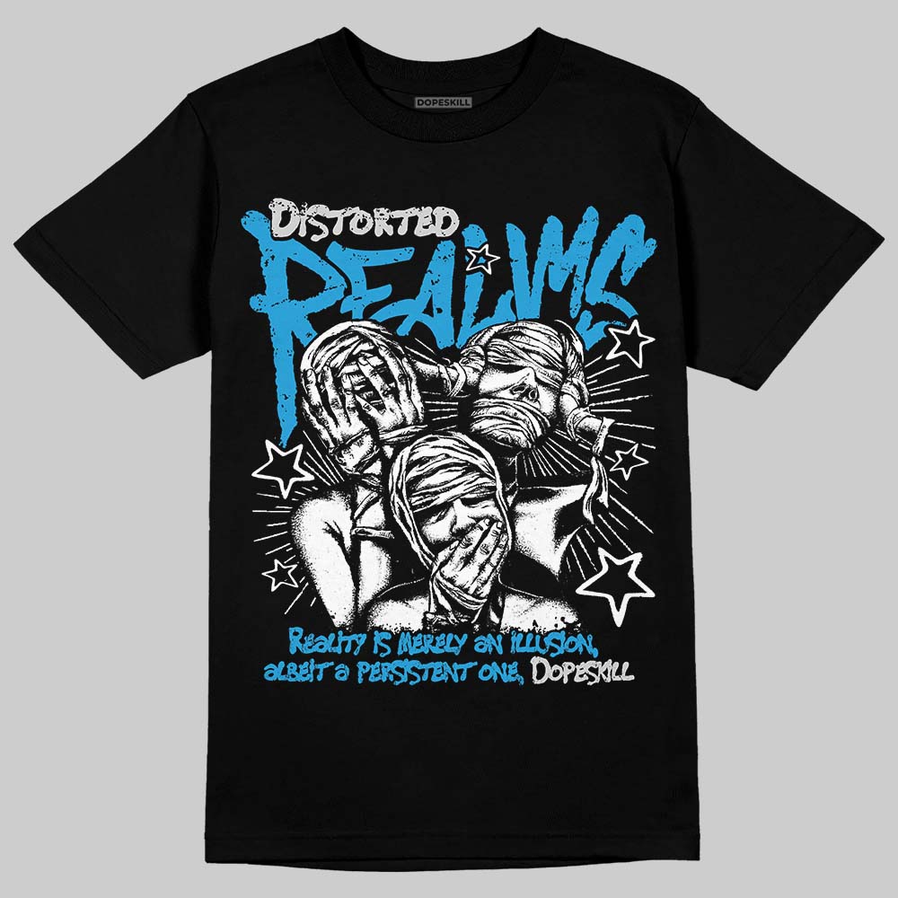 Military Blue 4s DopeSkill T-Shirt Distorted Realms Graphic