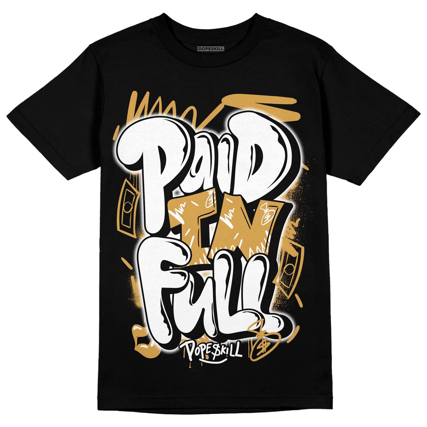 Gratitude 11s DopeSkill T-Shirt New Paid In Full Graphic