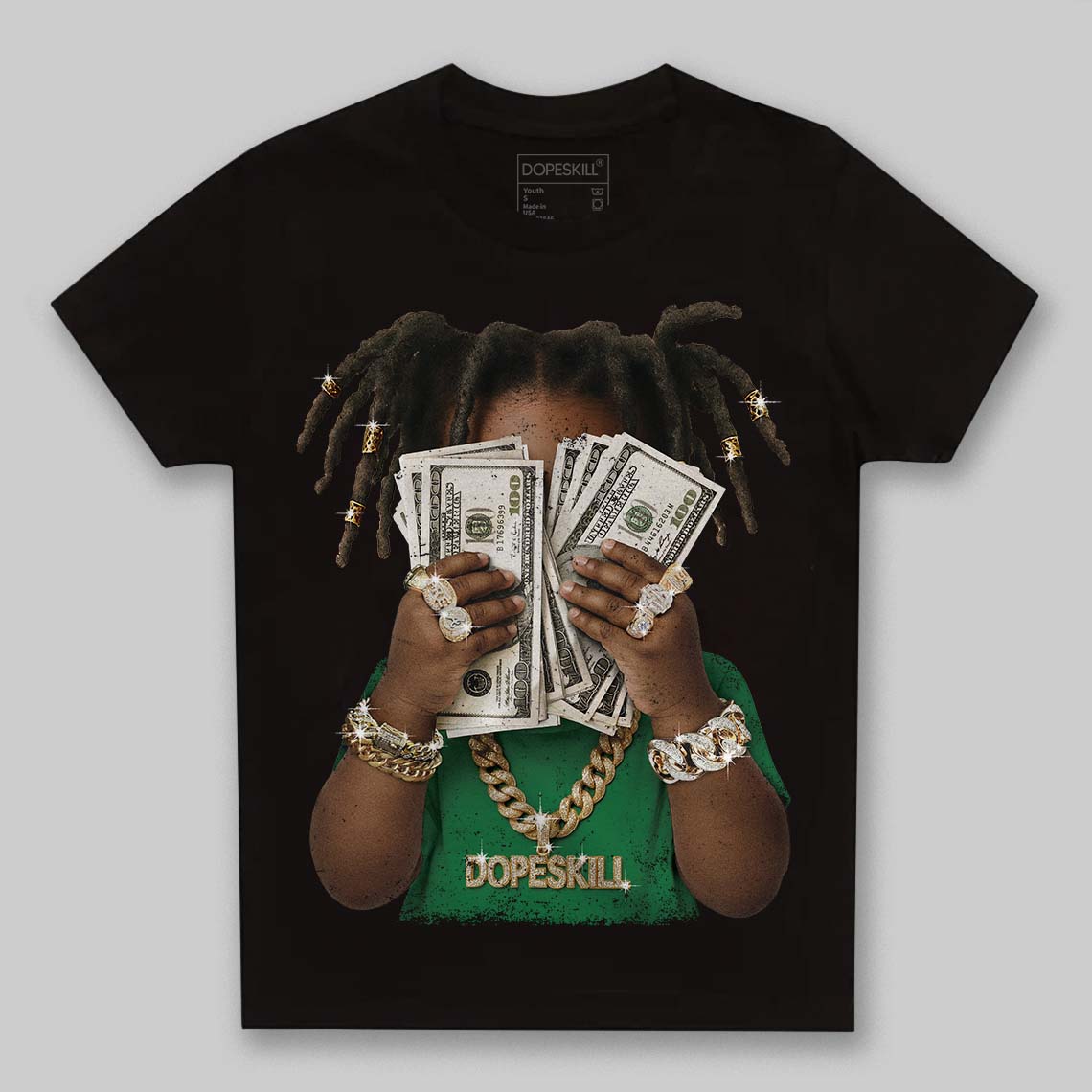 Green Collection DopeSkill Toddler Kids T-shirt Rich Youth Graphic