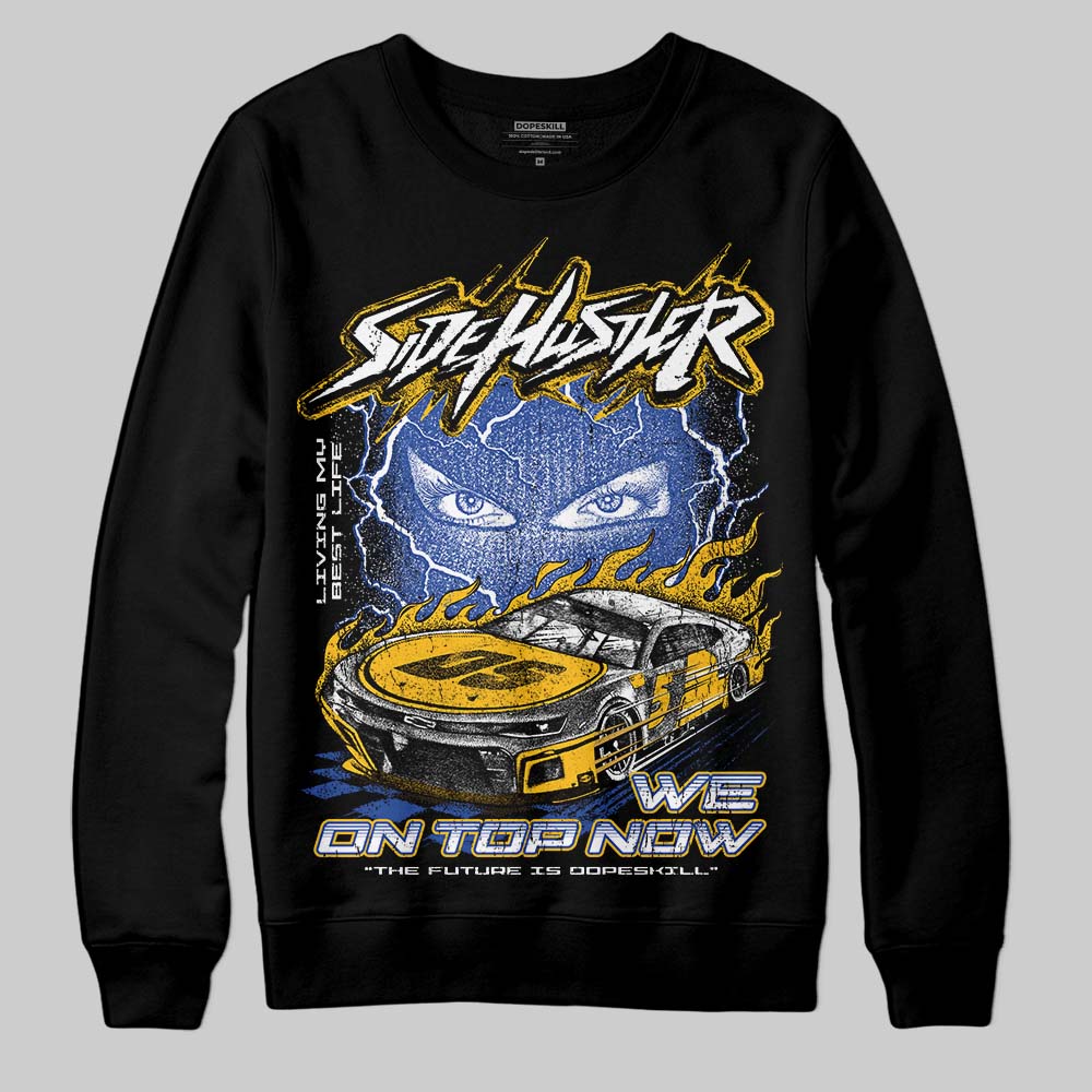 Royal Blue Collection DopeSkill Sweatshirt New Side Hustler Graphic