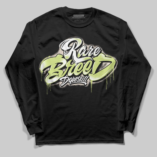 Luminous Green 5s DopeSkill Long Sleeve T-Shirt Rare Breed Type Graphic