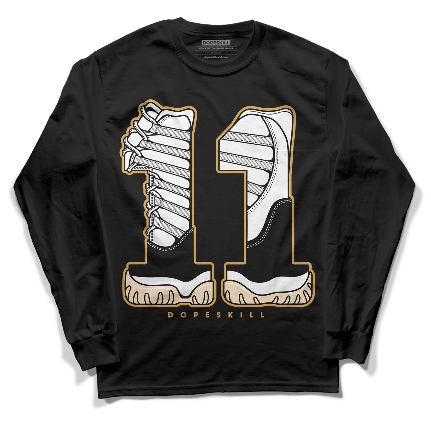 Gratitude 11s DopeSkill Long Sleeve T-Shirt No.11 Graphic