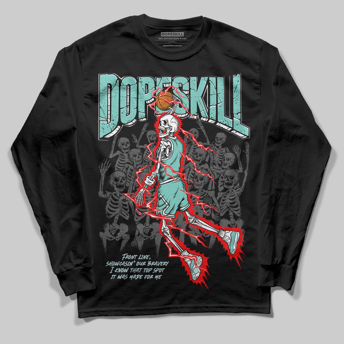 Igloo 11s DopeSkill Long Sleeve T-Shirt Thunder Dunk Graphic