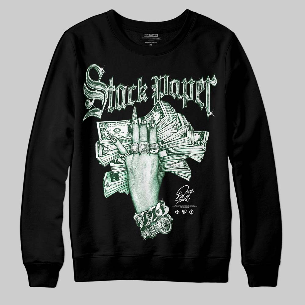 Green Collection DopeSkill Sweatshirt Stack Paper Graphic