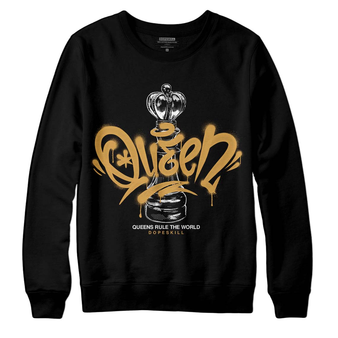 Gratitude 11s DopeSkill Sweatshirt Queen Chess Graphic