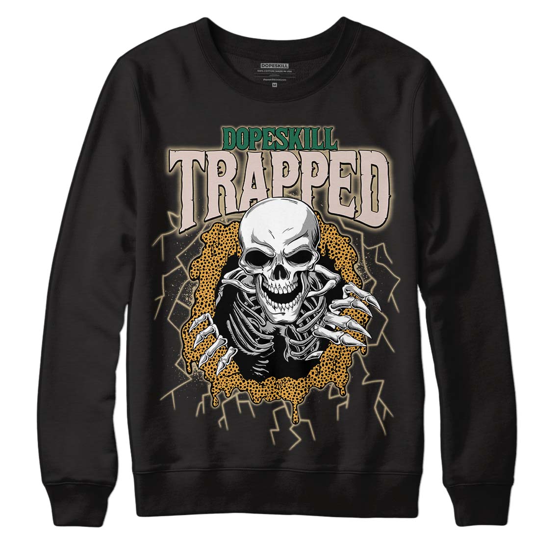 Safari Dunk Low DopeSkill Sweatshirt Trapped Halloween Graphic