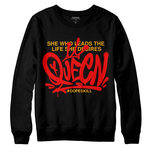 Red Collection DopeSkill Sweatshirt Queen Graphic