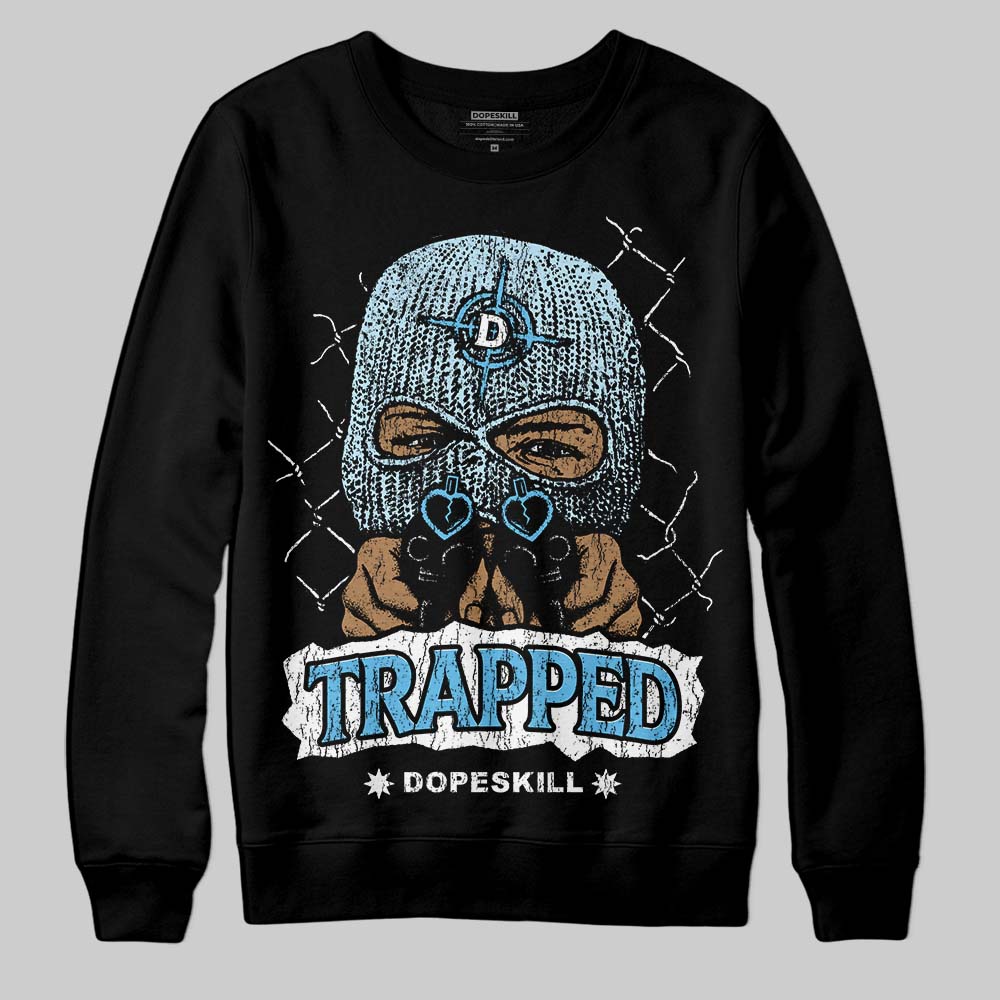 Legend Blue 11s DopeSkill Sweatshirt New Trapped Graphic