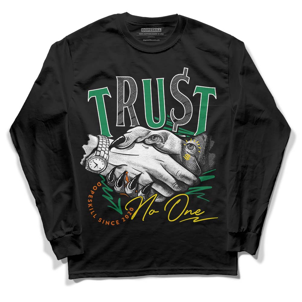 Green Collection DopeSkill Long Sleeve T-Shirt Trust No One Graphic