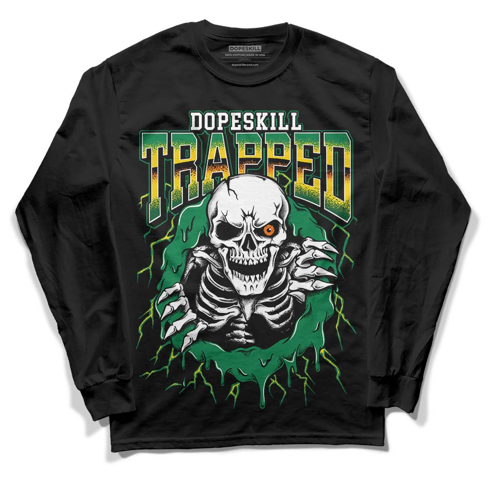 Green Collection DopeSkill Long Sleeve T-Shirt Trapped Halloween Graphic