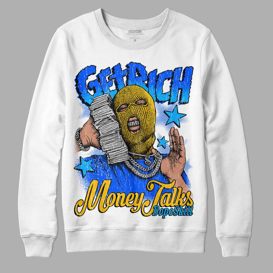 Royal Blue Collection DopeSkill Sweatshirt Get Rich Graphic