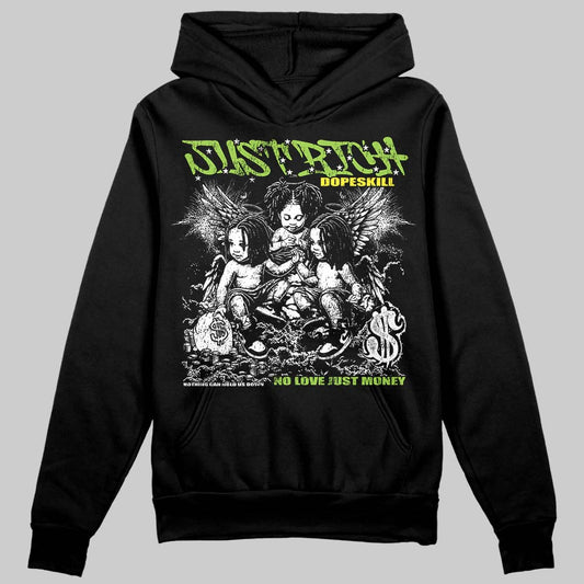Neon Green Collection DopeSkill Hoodie Sweatshirt Just Rich Graphic