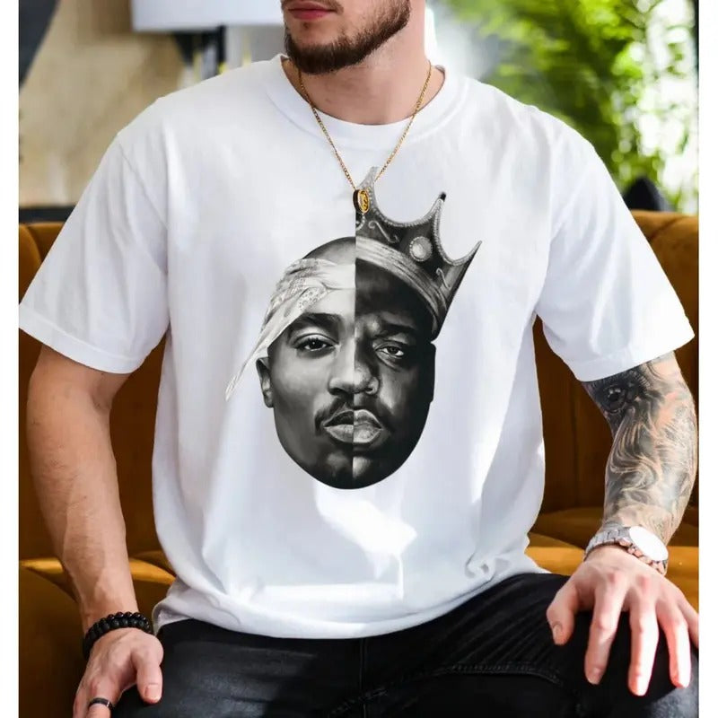 2pac And B.I.G. Legends Tee, Hip Hop Shirt, Rapper Old School Shirt, Gift For Hip Hop Lover, Unisex Short Sleeve Tee...